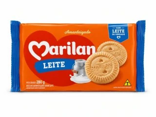 Biscoito Amanteigado Leite ou Chocolate Marilan 280g