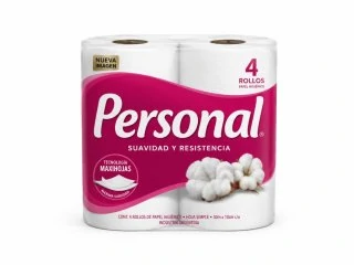 Papel Higienico Personal 4 unidades