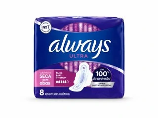 Absorvente Always 8 un. 