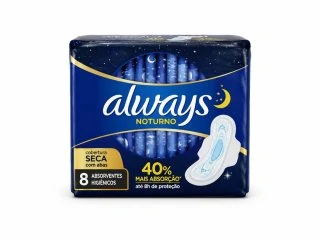 Absorvente Always Noturno 8un.
