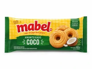 Biscoito Amanteigado Mabel Coco 300g