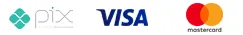 Pix,Visa e Mastercard